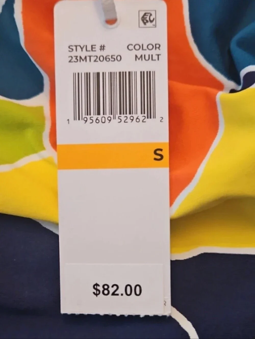 Anne Cole Colorful Floral Tankini Top NWT Size Small Adjustable Straps - Picture 4 of 7